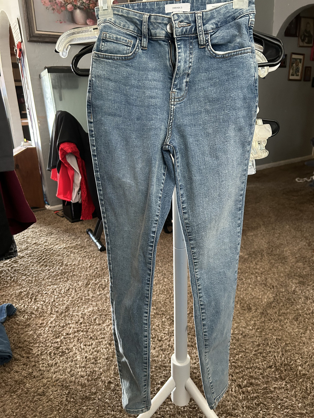 Forever 21 Mid Rise Skinny Jeans Size S